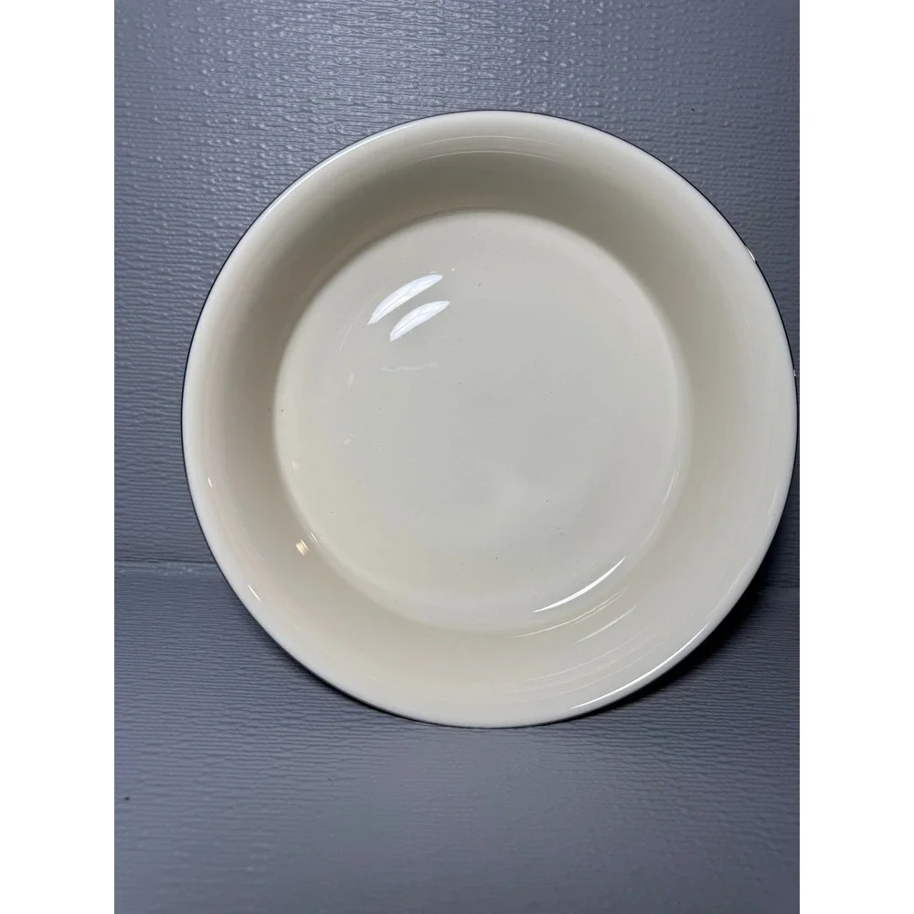 Lenox Lace Point Round Vegetable Bowl Platinum Trim Floral Fine China USA 9in